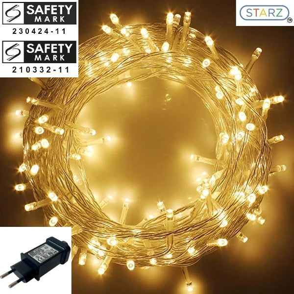 SG Safety Mark - 31V 10 Meters 100 Led Fairy String Light , Warm