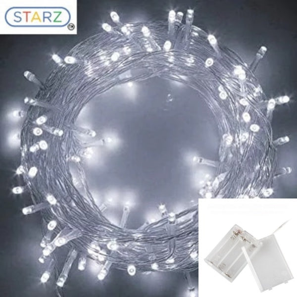 10 Meter 100 Led Battery Operated Led Fairy String Light , White