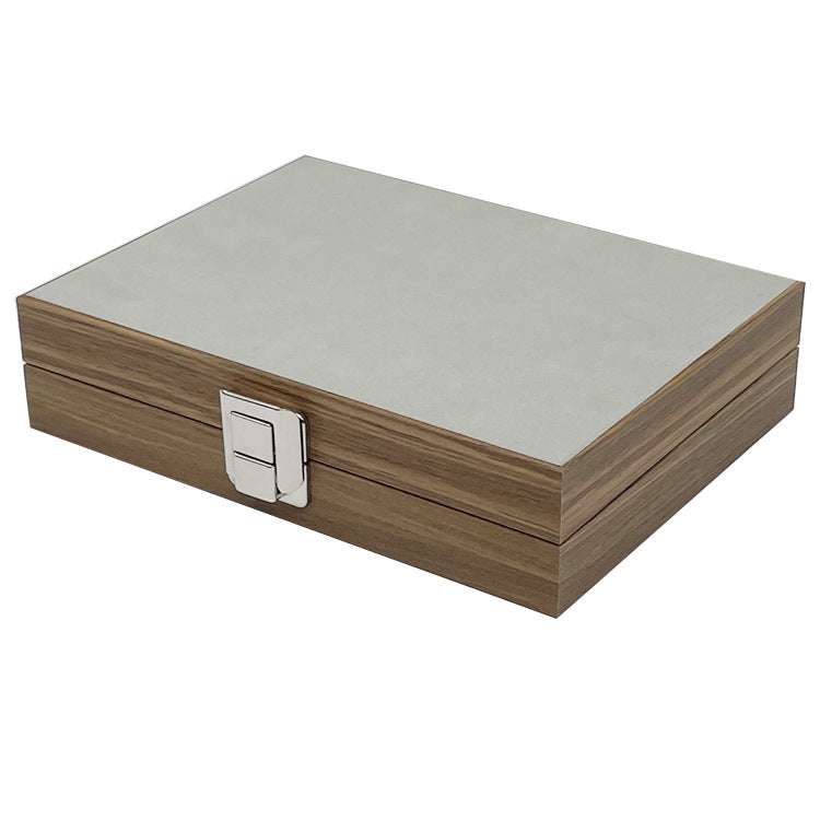 [ STARZ ] 12 Slots Small Wooden Jewelry Storage Box