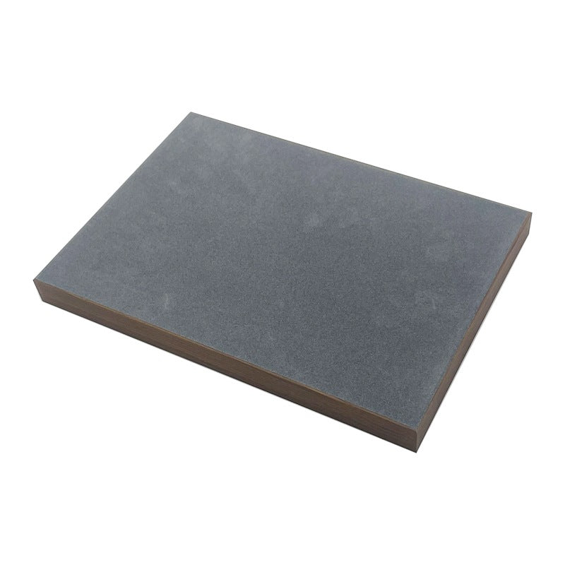 Ring Jewelry Display Tray Brushed Grey PU