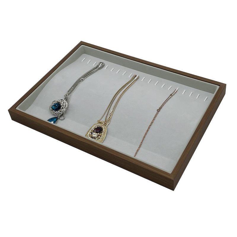 [ STARZ ] 20 Slots Necklace Wooden Jewelry Storage Tray