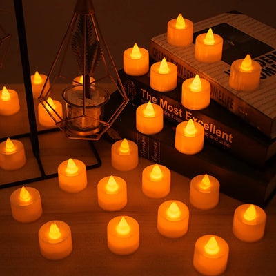 6 Colors - 24 Pieces Led Tea Light Candle Battery Operated