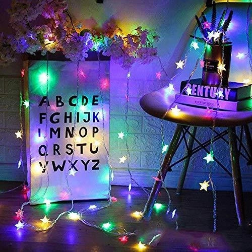 10 Meters 100 Stars Fairy String Light Power Point Multi