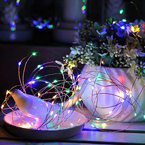 10 Meters 100 Led USB Copper Wire with 8 Modes + Remote Control, Multi