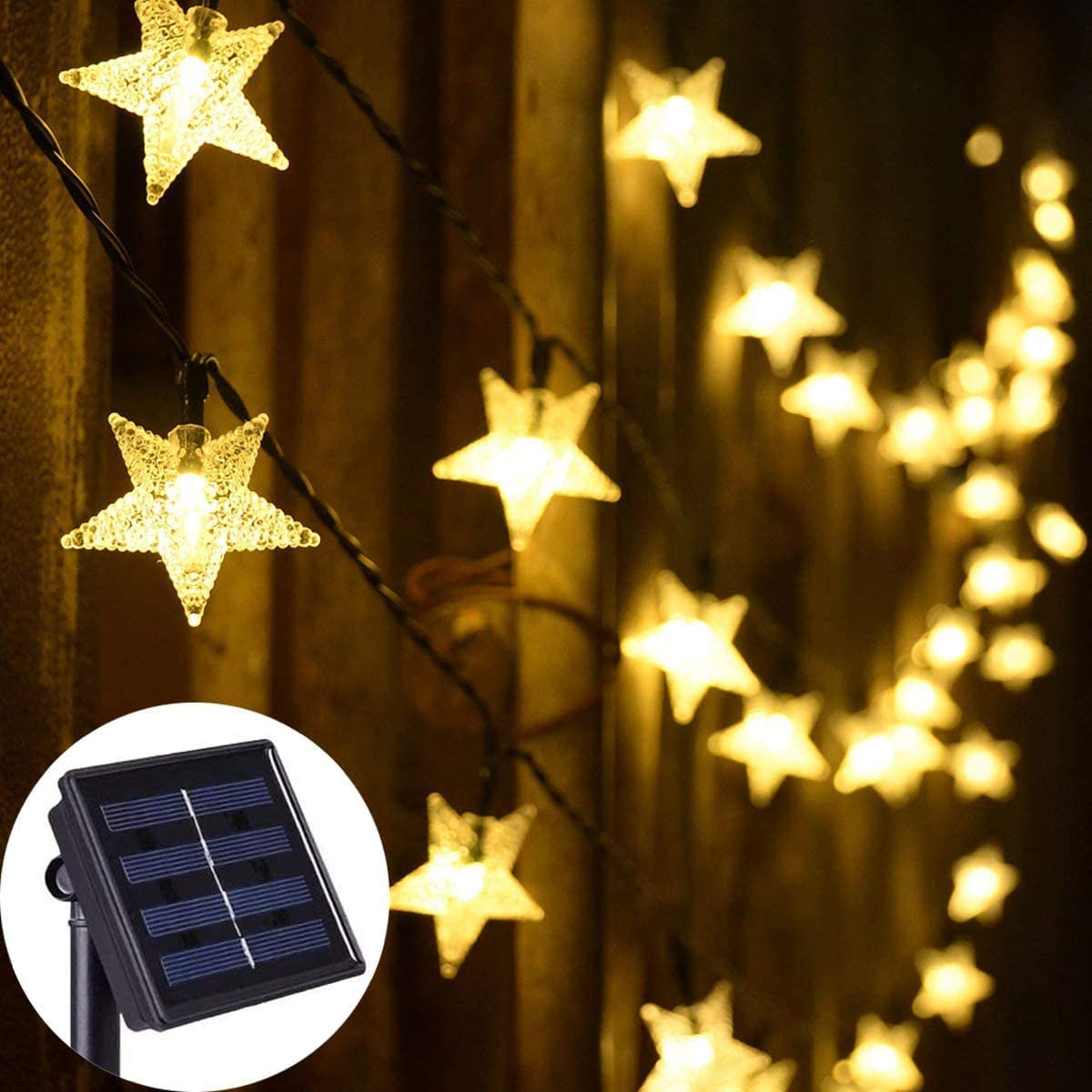 stars solar power led fairy warm white Singapore