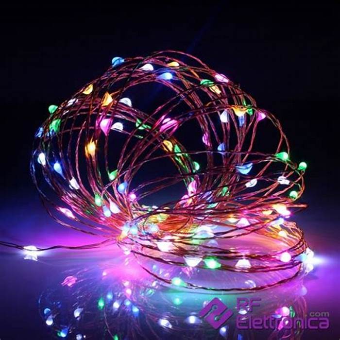 10 Meters 100 Led USB Copper Wire with 8 Modes + Remote Control, Multi